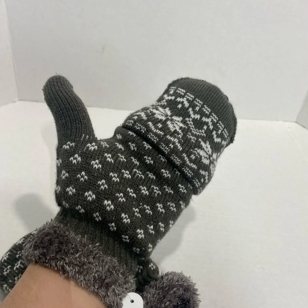 NWT Sonoma warm  Mittens gloves one size fit all -1